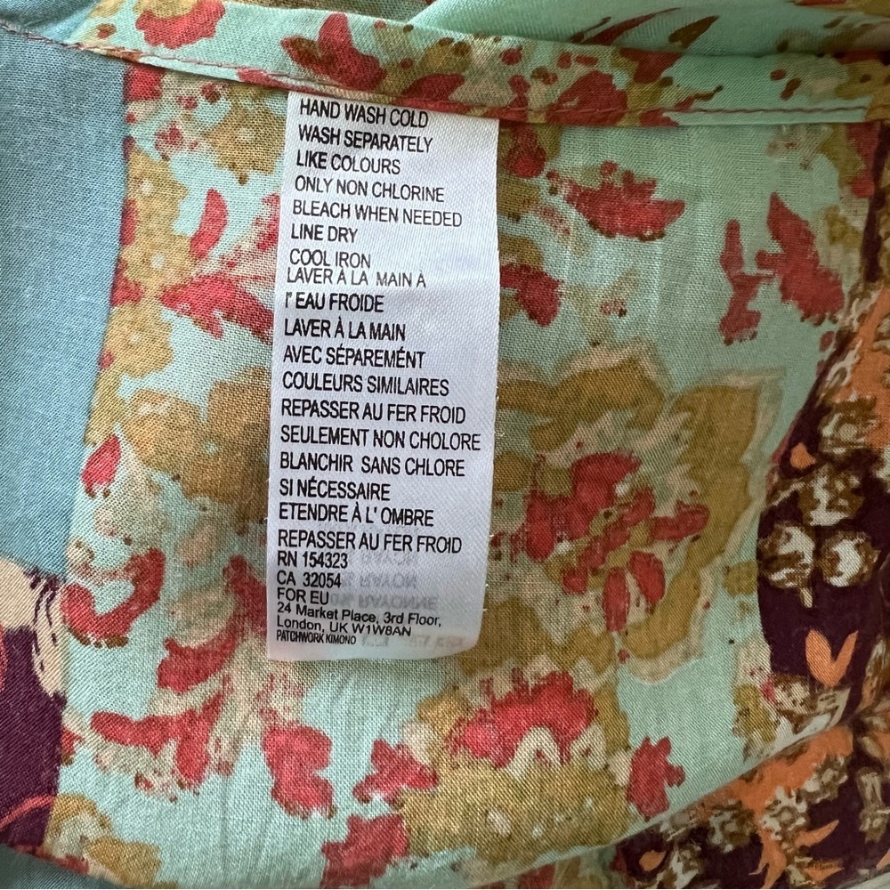 Vintage Patchwork Kimono Cardigan - Picture 4 of 4